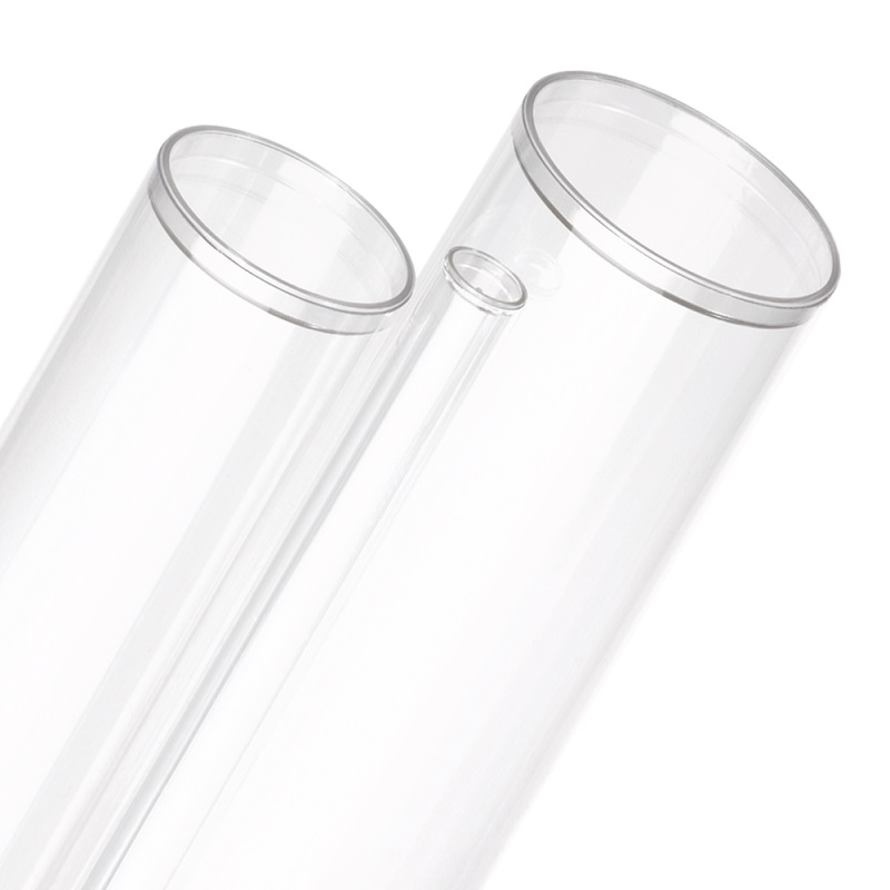 Round Tube 3"x97" Thin Wall Sealed Bottom Clear